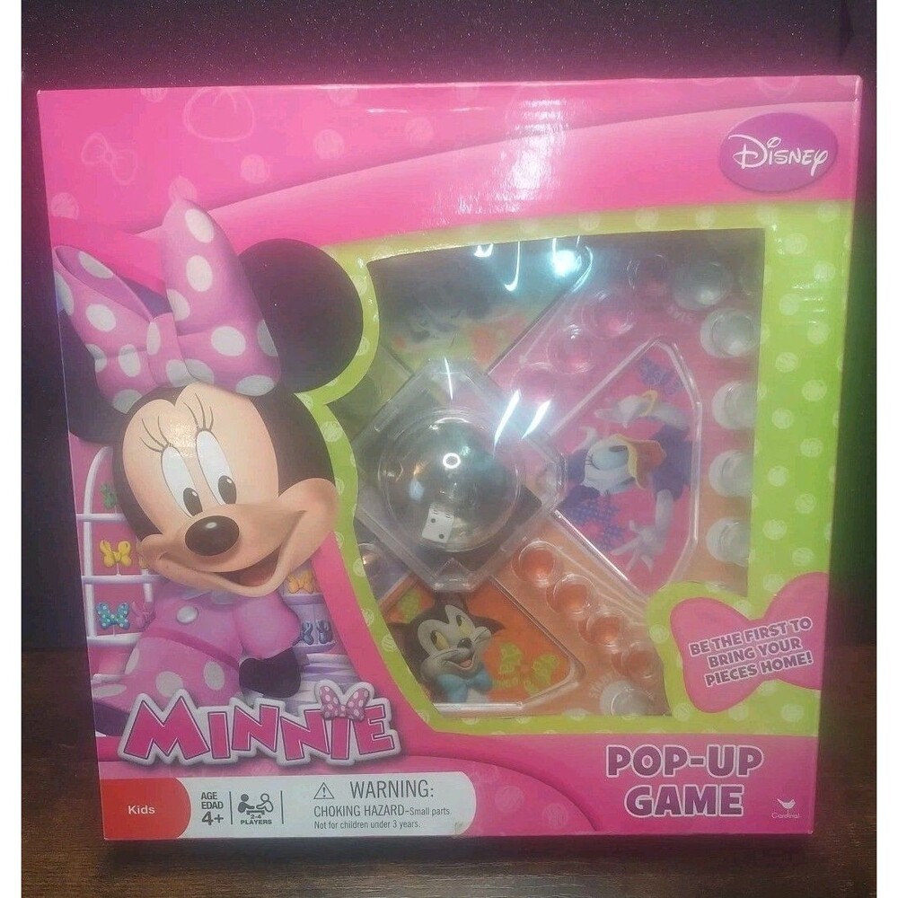 New Disney Jr. Minnie Mouse Pop-Up Board Game. Ages 3+ Like Trouble